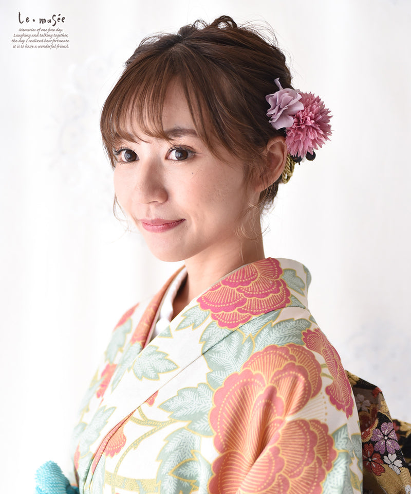 和装 成人式  卒業式 髪飾り プリュニエール