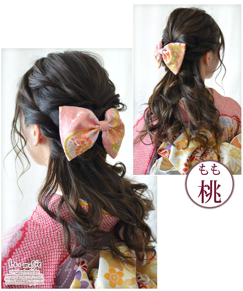袴 卒業式 髪飾り 和リボン 全7色 送料無料