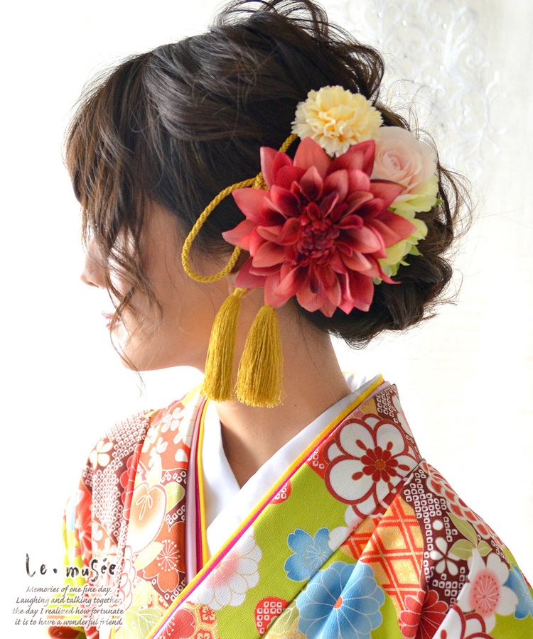 成人式 和装 髪飾り 朱莉・あかり