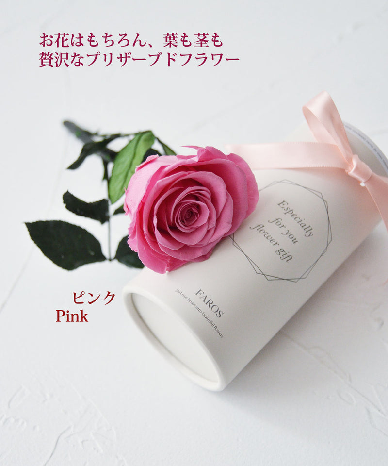 【平日午前中の注文で当日出荷】プリザーブドフラワー バラ 1輪 プリザーブド ローズ  プリザーブ バラ 花束 ブーケ 卒業 卒業式 卒園 退職 記念品 小さい 誕生日 ミニ花束 お祝い   |  母の日 退職祝 卒園式 発表会 送別会 フラワー