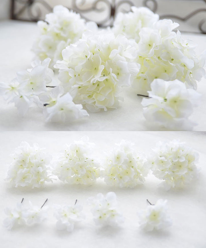 ヘッドドレス 花 ウェディング ウェディング 紫陽花 フラウ | あじさい