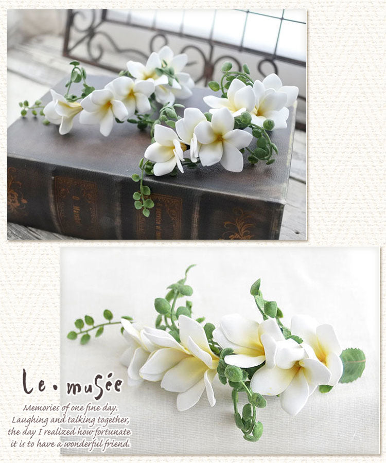 アーティフィシャルフラワー（造花）ヘッドパーツset イヤーカフ