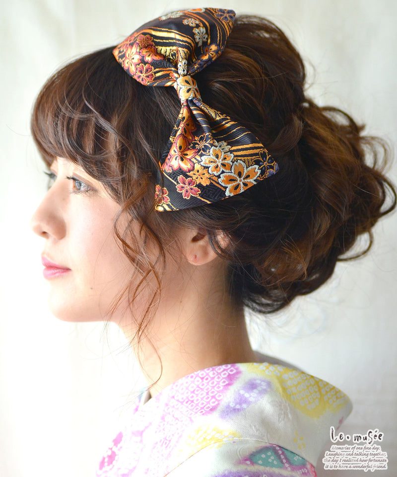 袴 卒業式 髪飾り 和リボン 全7色 送料無料