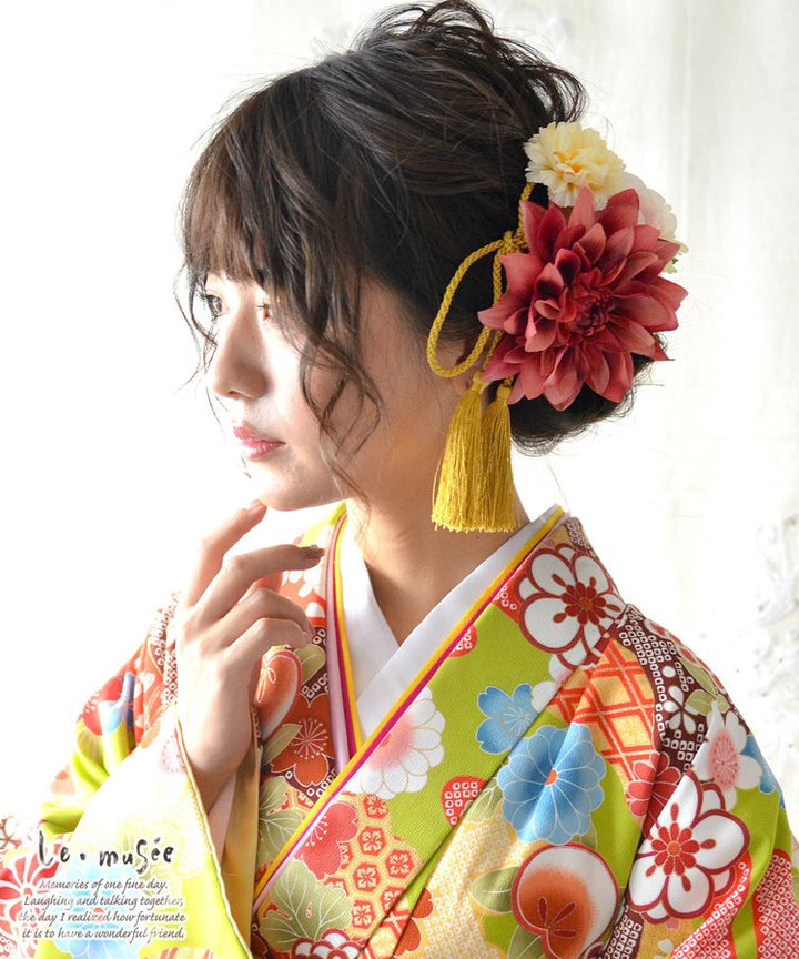 成人式 和装 髪飾り 朱莉・あかり | ヘッドドレス ウェディング 